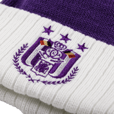 RSC Anderlecht muts pompon paars/wit